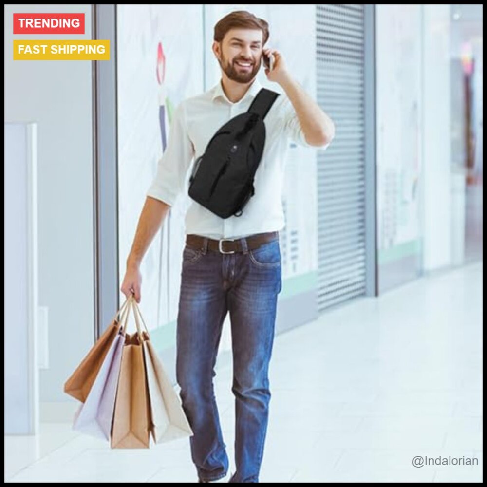 Adjustable Strap Crossbody Backpack Daypack Light… - image 2